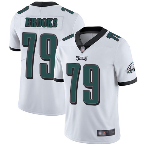 Men Philadelphia Eagles #79 Brandon Brooks White Vapor Untouchable NFL Jersey Limited Player Football->women nfl jersey->Women Jersey